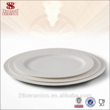 Fabrik direkt Großhandel servieren Teller, Porzellan Abendessen gesetzt, Bone China ovale Platte